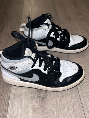 Black & Silver Jordans